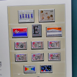 Collection timbres de France 1989-1997 neuf** complet en album.