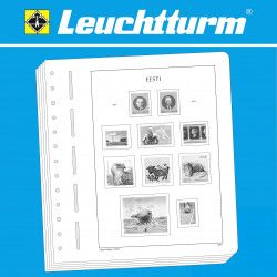 Leuchtturm feuilles préimprimées SF Estonie 2025.