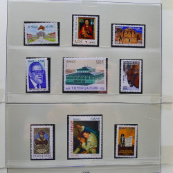 Collection timbres de France 1998-2005 neuf** complet en album.