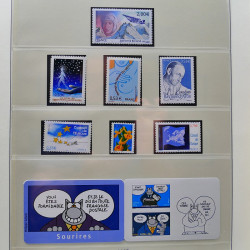 Collection timbres de France 1998-2005 neuf** complet en album.
