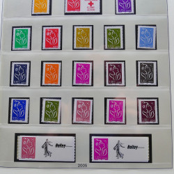 Collection timbres de France 1998-2005 neuf** complet en album.