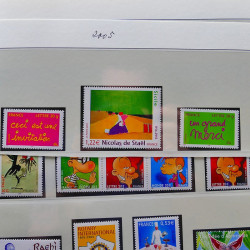 Collection timbres de France 1998-2005 neuf** complet en album.