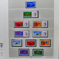 Collection timbres de France 1998-2005 neuf** complet en album.