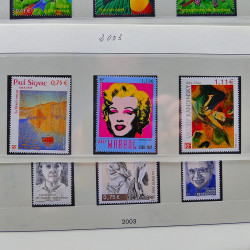 Collection timbres de France 1998-2005 neuf** complet en album.