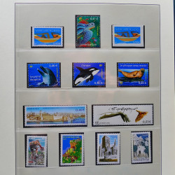 Collection timbres de France 1998-2005 neuf** complet en album.