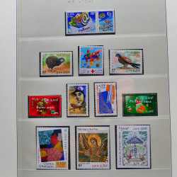 Collection timbres de France 1998-2005 neuf** complet en album.