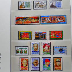 Collection timbres de France 1998-2005 neuf** complet en album.