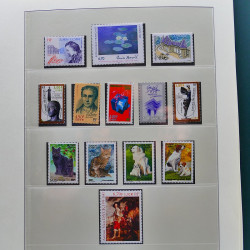 Collection timbres de France 1998-2005 neuf** complet en album.