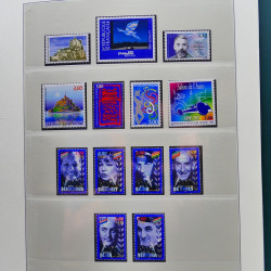 Collection timbres de France 1998-2005 neuf** complet en album.
