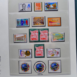 Collection timbres de France 1998-2005 neuf** complet en album.