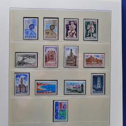 Collection timbres de France 1967-1981 neuf** en album.