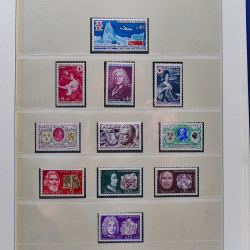 Collection timbres de France 1967-1981 neuf** en album.
