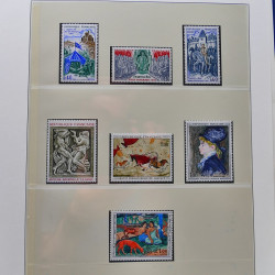 Collection timbres de France 1967-1981 neuf** en album.