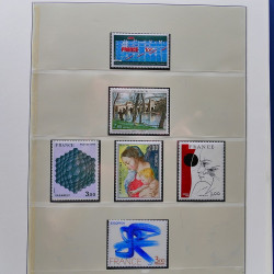 Collection timbres de France 1967-1981 neuf** en album.