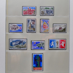 Collection timbres de France 1967-1981 neuf** en album.