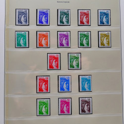 Collection timbres de France 1967-1981 neuf** en album.