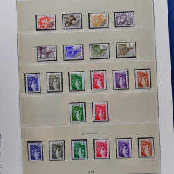 Collection timbres de France 1967-1981 neuf** en album.