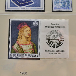 Collection timbres de France 1967-1981 neuf** en album.
