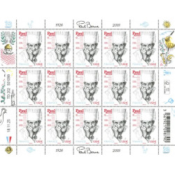Timbre Paul Bocuse en feuillet de France N°F211 neuf**.