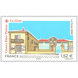 Timbre Cinéma Eden Théâtre en feuillet de France N°F212 neuf**.