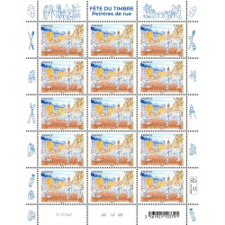 Timbre Peintres de rue en feuillet de France N°F213 neuf**.