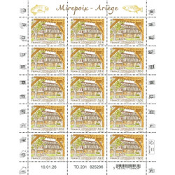 Timbre Mirepoix - Ariège en feuillet de France N°F214 neuf**.