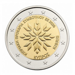 2 euros commémorative Chypre 2026 - Présidence de l’Union européenne.