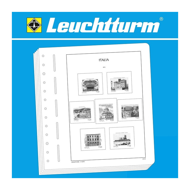 Leuchtturm feuilles préimprimées SF Italie 2025.
