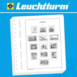 Leuchturm feuilles préimprimées SF Lettonie 2025.