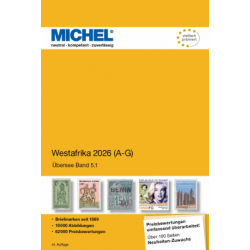 Catalogue Michel timbres Afrique de l'Ouest 2026 volume 1.