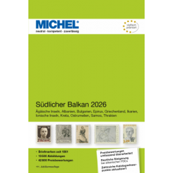 Catalogue de cotation Michel timbres des Balkans du Sud 2026.