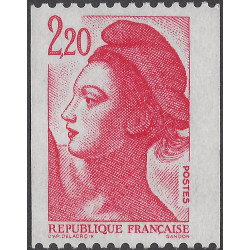 Marianne de Liberté timbre N°2379f sans bande phosphorescente neuf**.