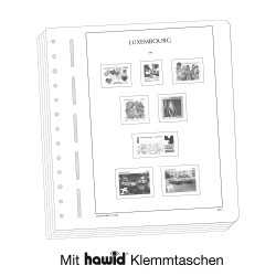Leuchtturm feuilles préimprimées SF Luxembourg 2025.