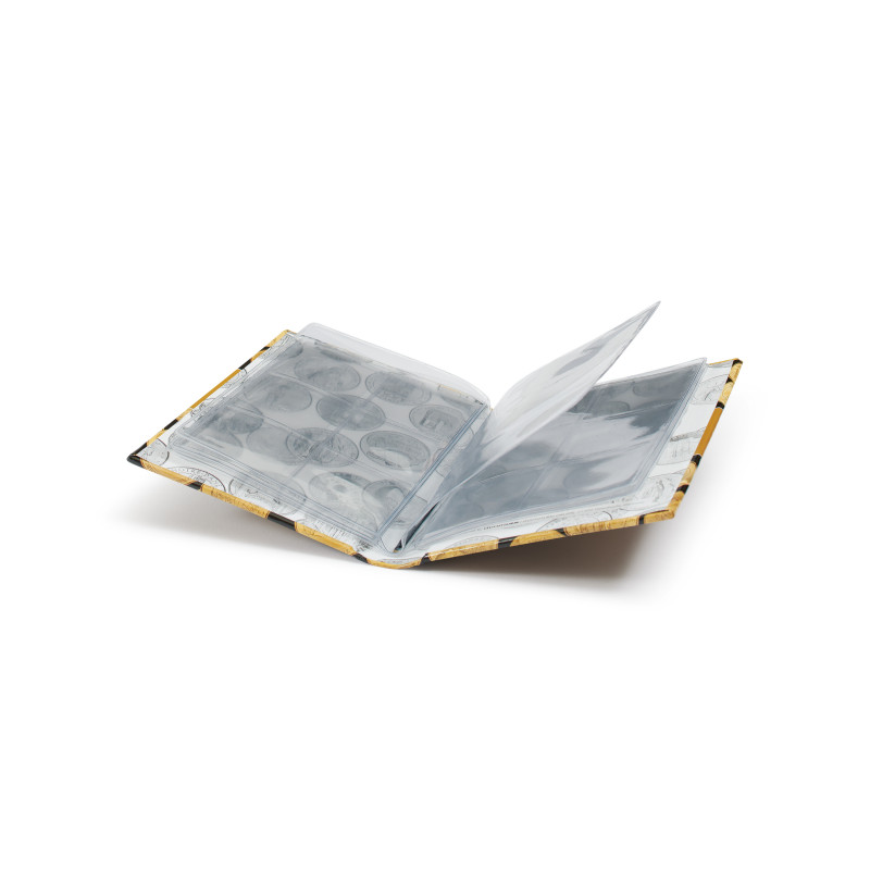 SAFE Album de poche pour Médailles Touristiques - Album compact pour 80 pièces jusqu'à 40 mm | 10 feuilles intégrées | Sans plastifiant