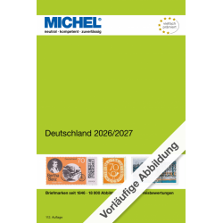 Catalogue de cotation Michel timbres Allemagne 2026-2027.