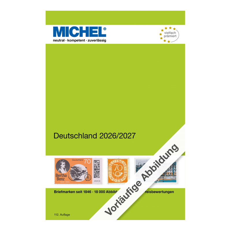 Catalogue de cotation Michel timbres Allemagne 2026-2027.