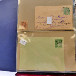 Lot d'entiers postaux et PAP de France en un album.