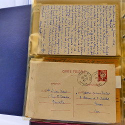 Lot d'entiers postaux et PAP de France en un album.