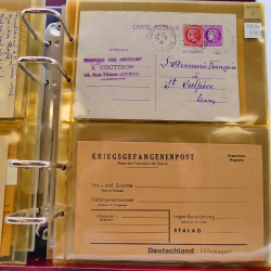 Lot d'entiers postaux et PAP de France en un album.