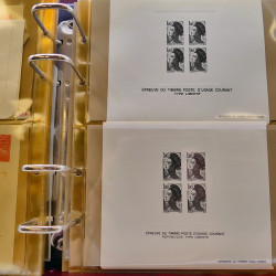 Lot d'entiers postaux et PAP de France en un album.