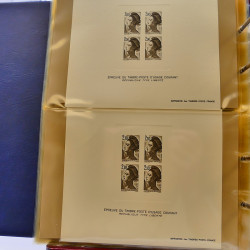 Lot d'entiers postaux et PAP de France en un album.