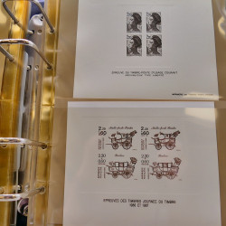 Lot d'entiers postaux et PAP de France en un album.