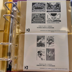 Lot d'entiers postaux et PAP de France en un album.