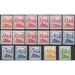Timbres petits colis postaux de France N°31-47 série neuf**.