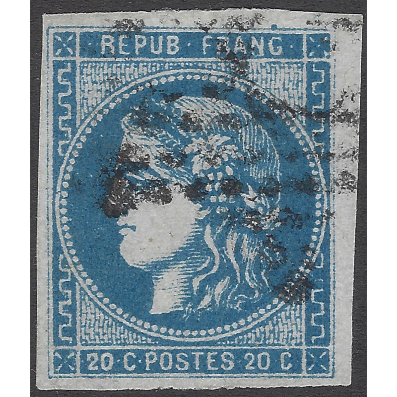 Bordeaux timbre de France N°46A oblitéré.