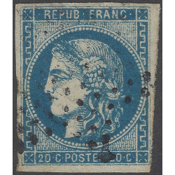 Bordeaux timbre de France N°46A oblitéré.