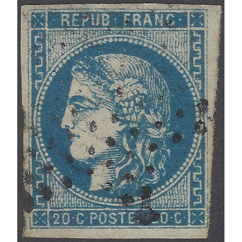 Bordeaux timbre de France N°46A oblitéré.