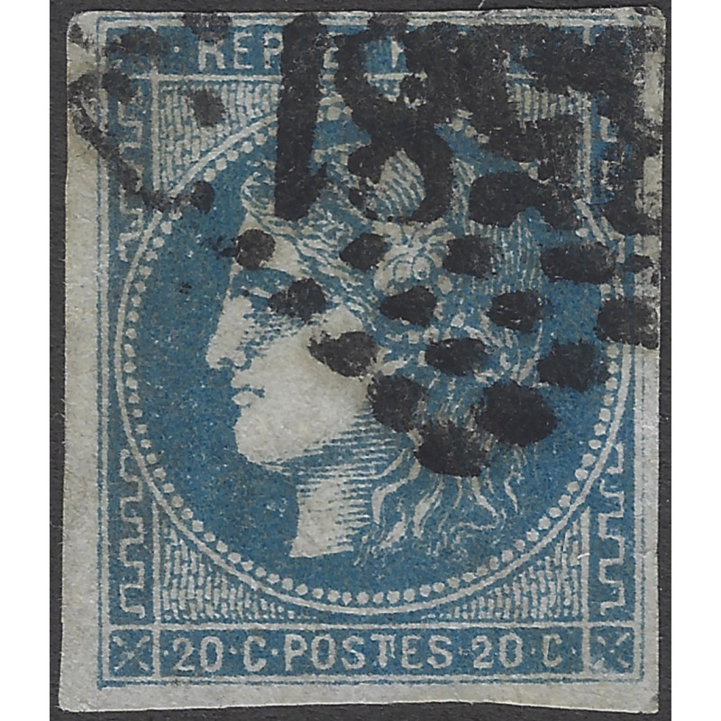 Bordeaux timbre de France N°46A oblitéré.