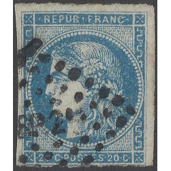 Bordeaux timbre de France N°45B oblitéré losange d'ambulant.