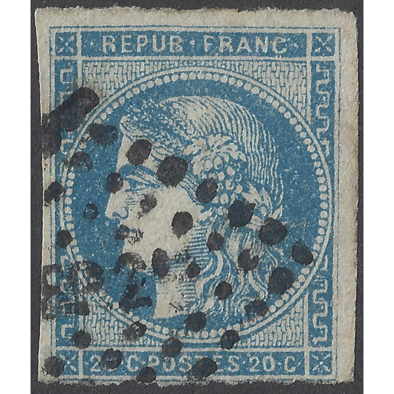 Bordeaux timbre de France N°45B oblitéré losange d'ambulant.